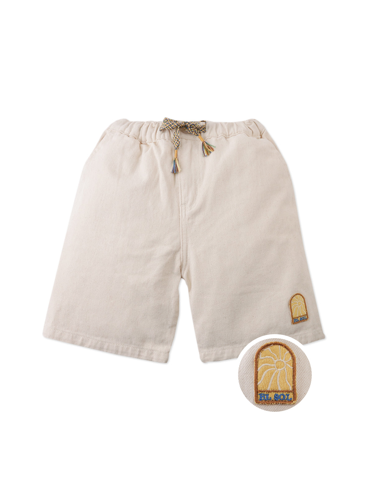 COSMO BERMUDA SHORTS WITH EMBROIDERED PATCH