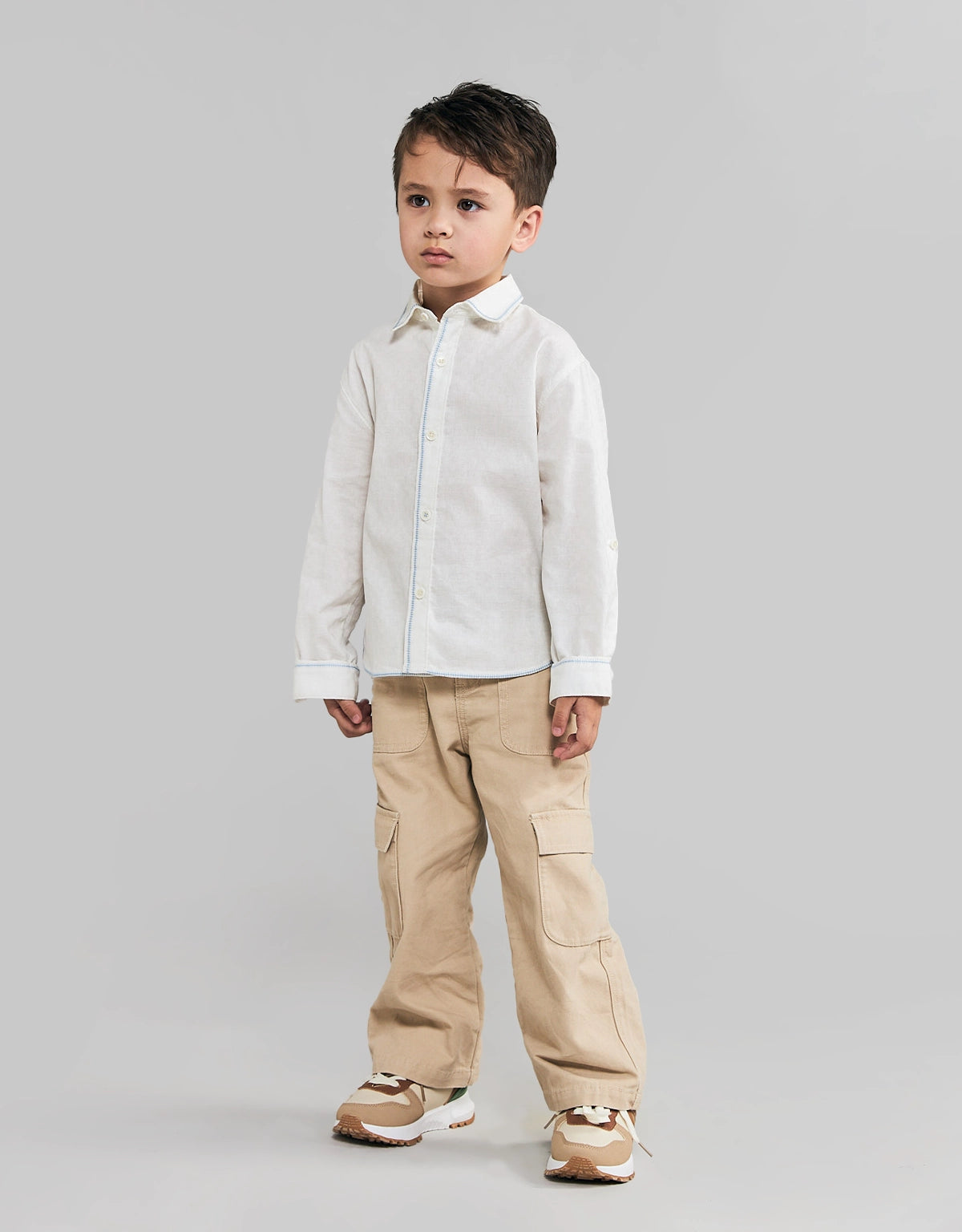 NOLAN SHIRT WITH CONTRAST STITCH