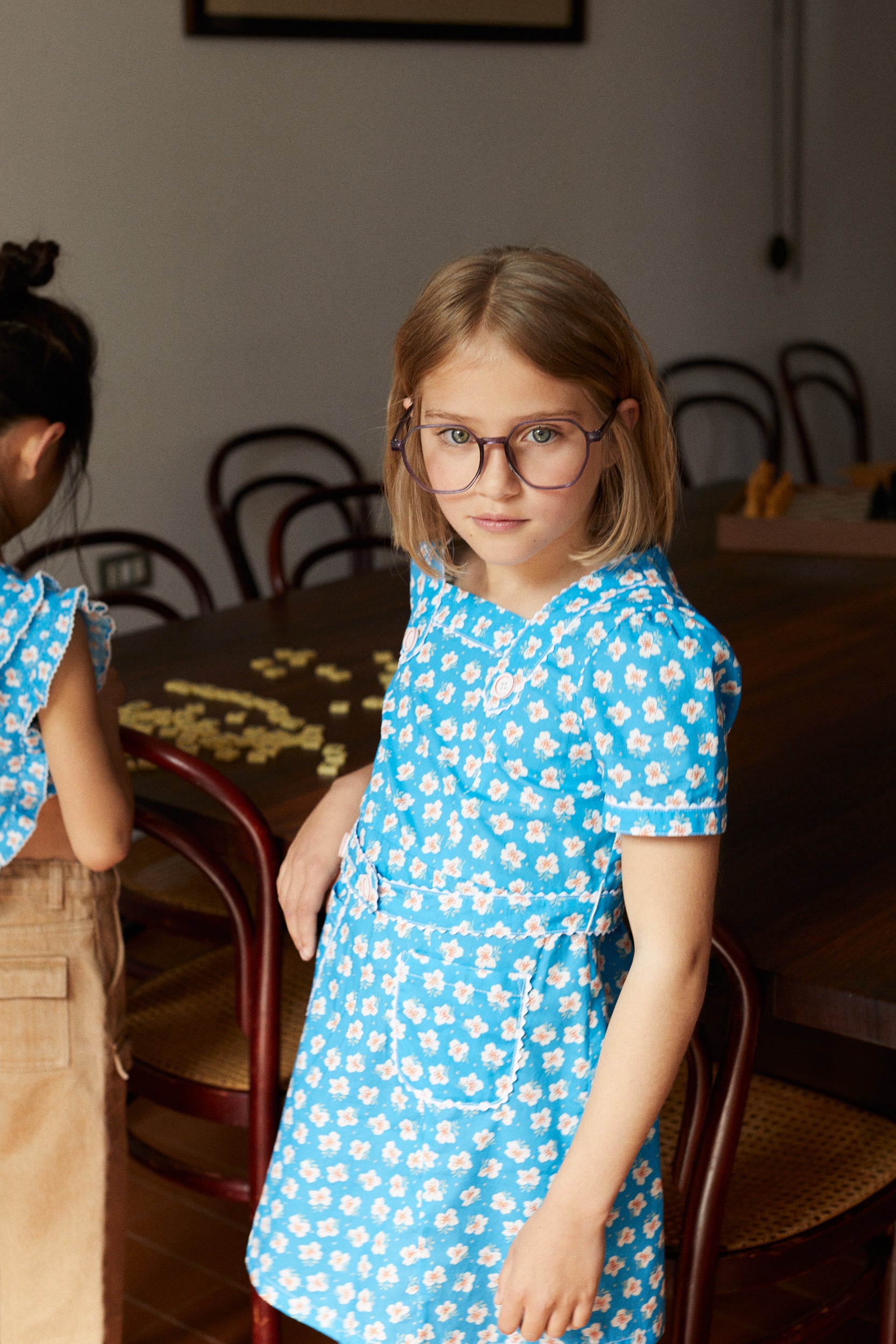 OLIVIA RETRO DRESS WITH POCKETS