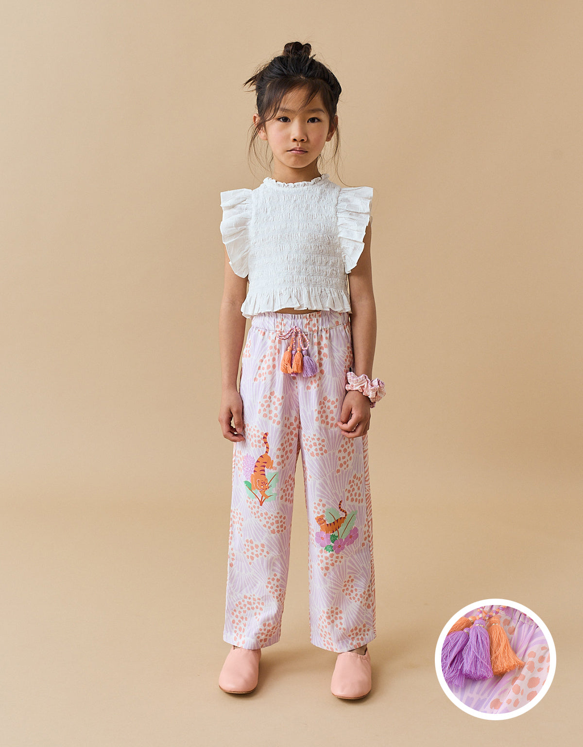 SHIV PANTS WITH TIGER PRINT