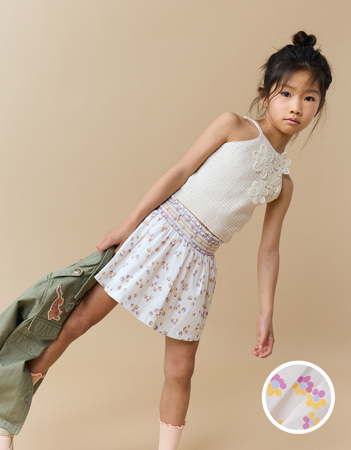 ISABELLA DOBBY SKIRT