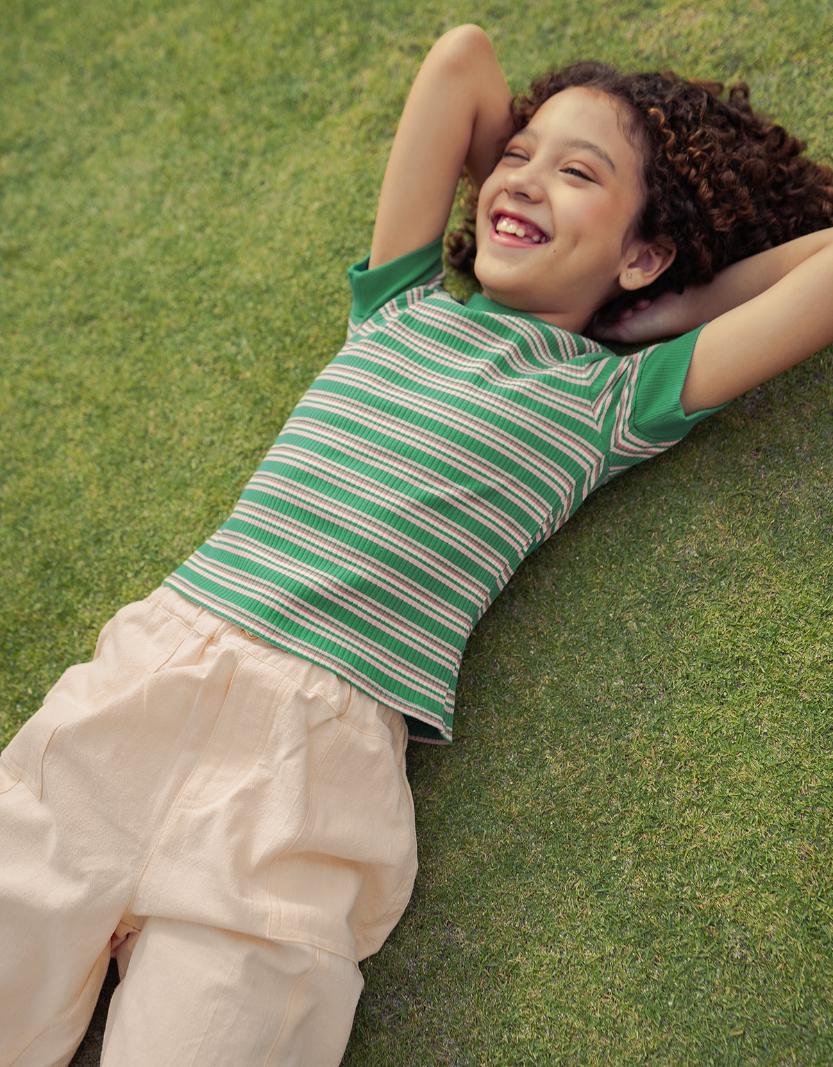 EMMA KNITTED TOP WITH STRIPES