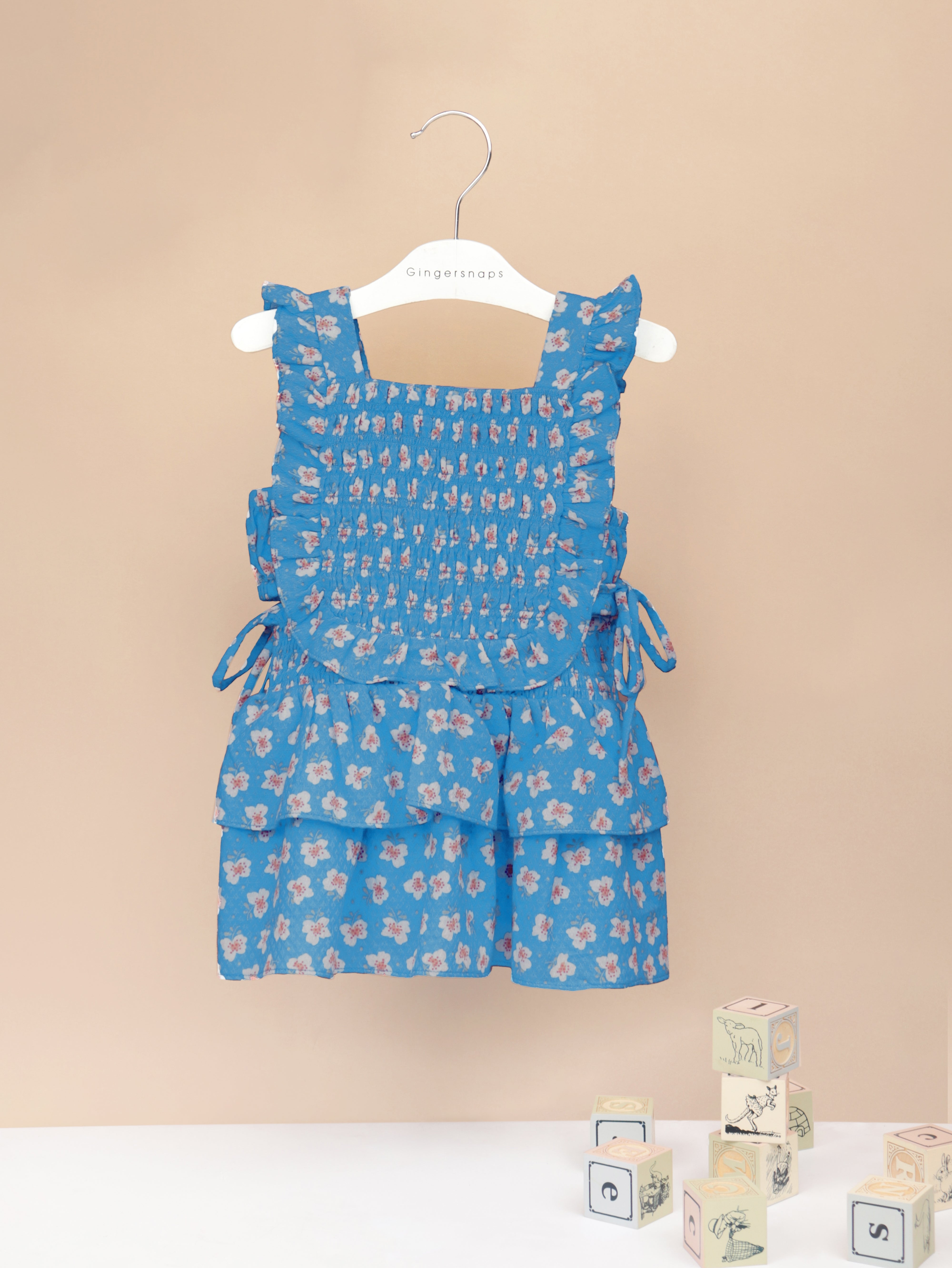 BABY NADINE SMOCKED TIERED SKIRT