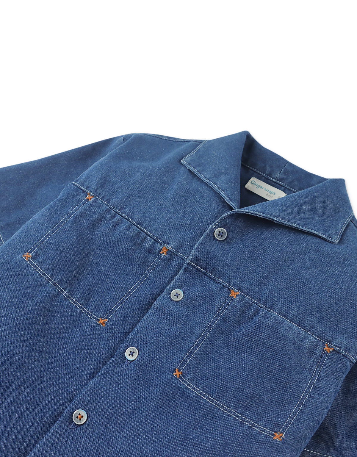GIAN BUTTON-DOWN WITH LIDO COLLAR