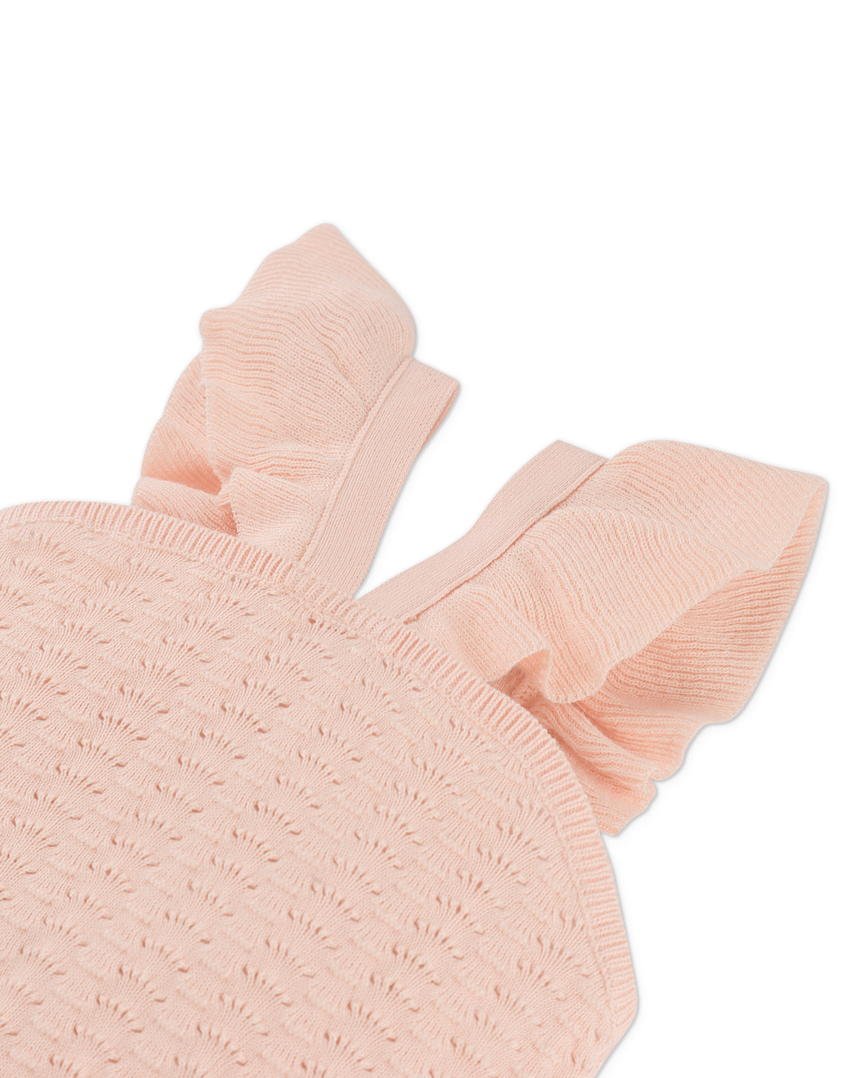 BEATRICE SLEEVELESS TOP WITH RUFFLES