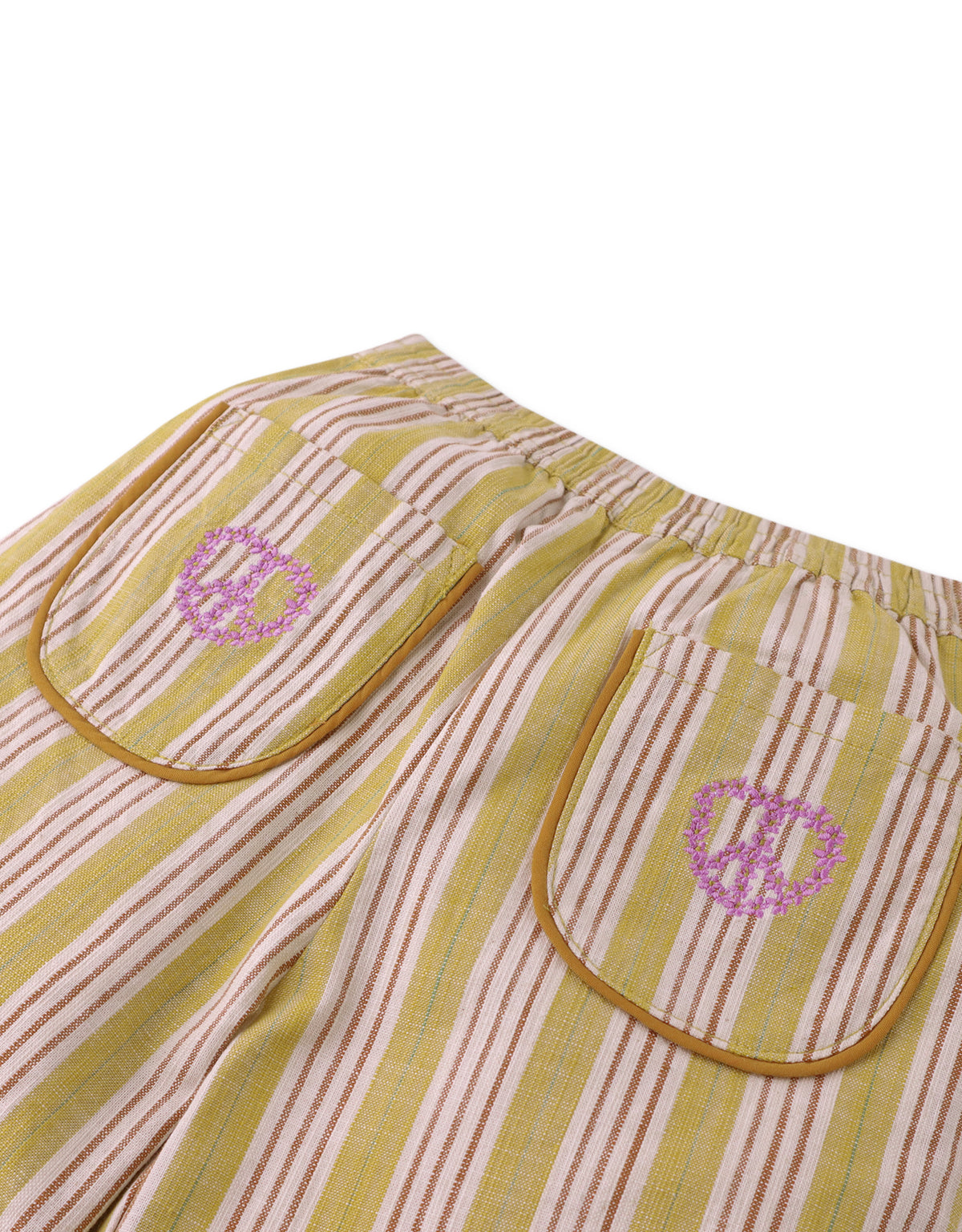 FAYE STRIPEY PULL-ON PANTS