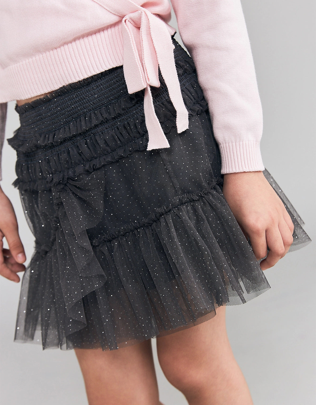 SAMIRA SMOCKED SKIRT GRAYSON