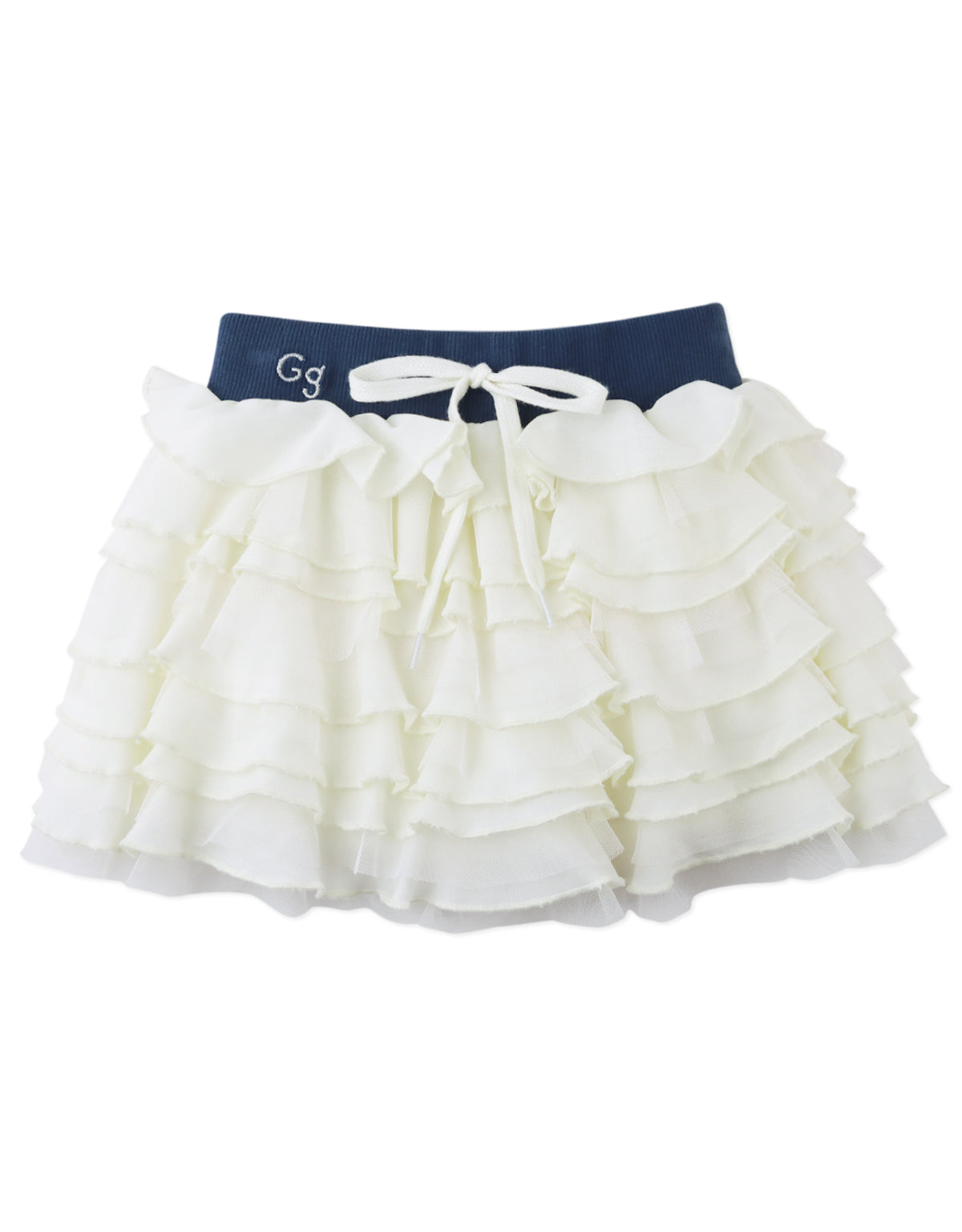 WILMA TIERED SKORTS WITH RIBBED WAISTBAND