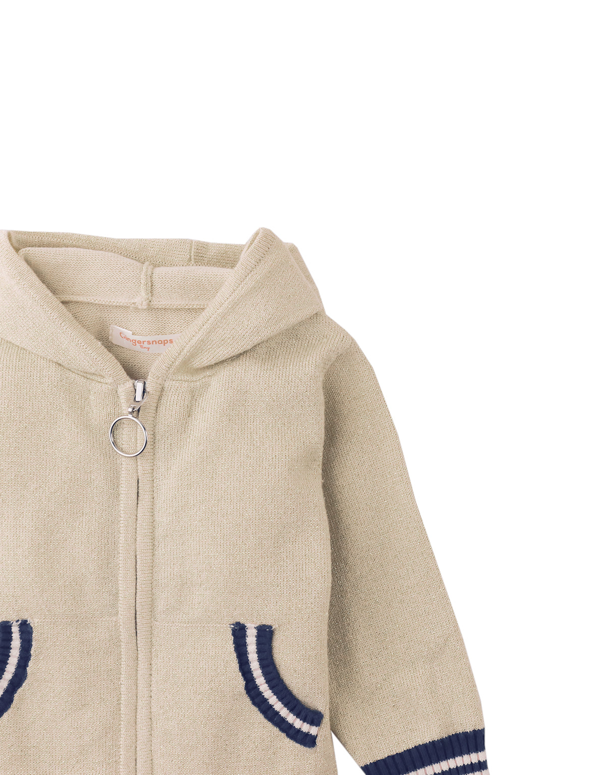 BABY GERALDINE HOODED JACKET SHIMMERY