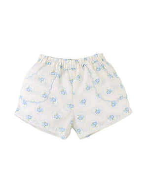 Baby Dallas Tunic Blouse & Shorts Set with Scalloped Details style detail