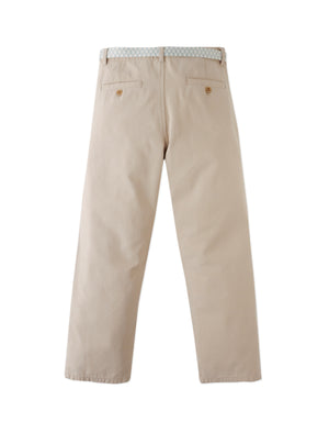 Moblit Regular- Fit Pants with Printed Garrison Belt outfit styling