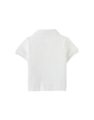 Baby Ludwig Cable Jersey Polo Shirt outfit styling