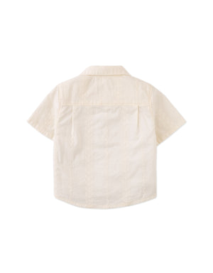 Baby Armin Embroidered Camp Collar Shirt outfit styling