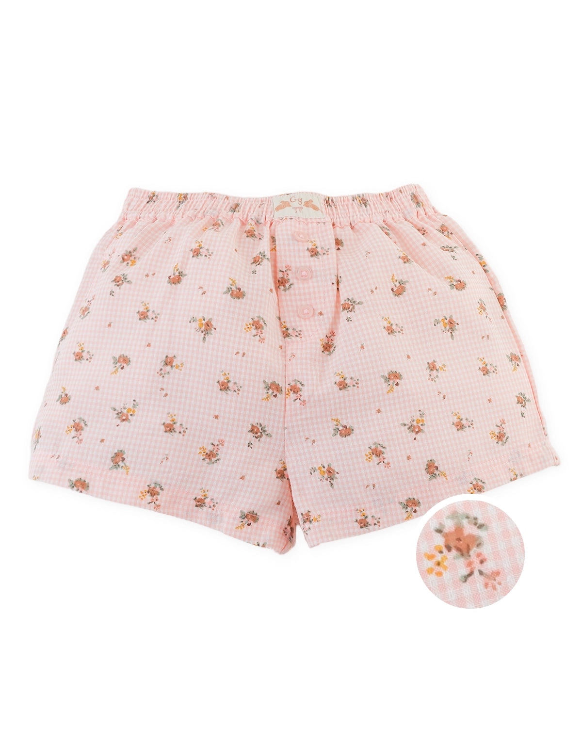 Lunette Floral Gingham Boxer Shorts