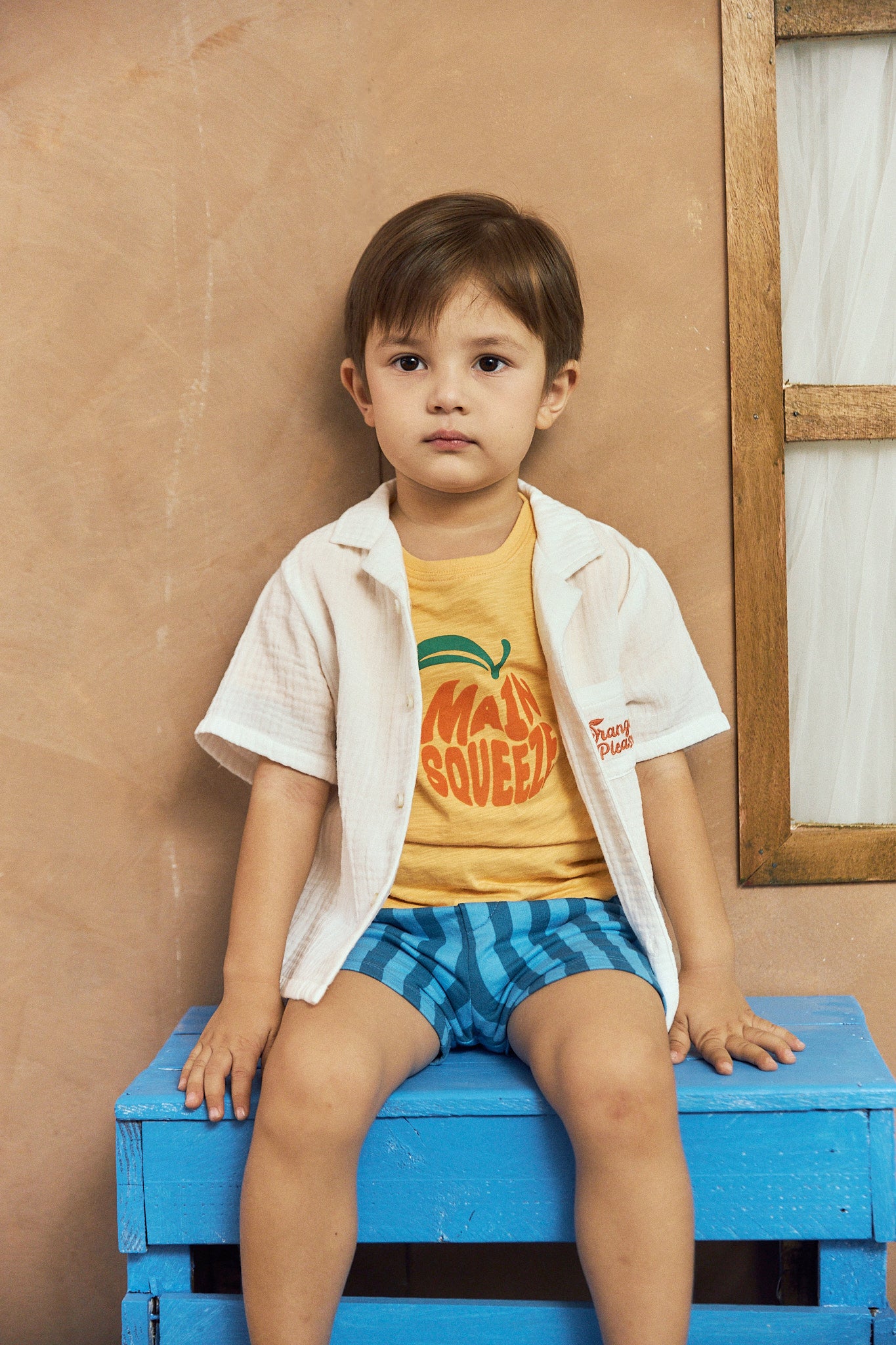 BABY BOYS MAIN SQUEEZE GRAPHIC TEE