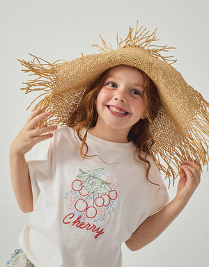Savanna Embroidered Dolman Graphic Tee product photo