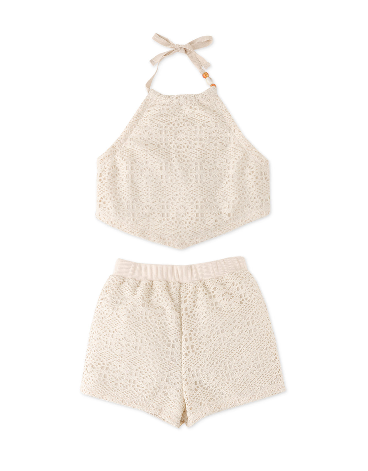 GIRLS LACE SHORTS SET