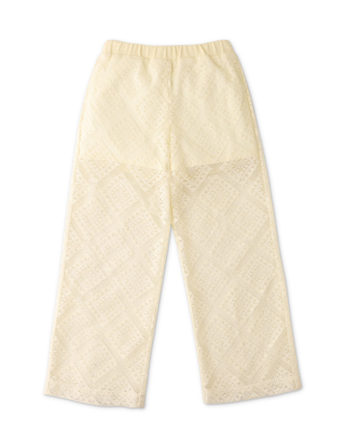 GIRLS DIAMOND LACE KNIT TROUSERS