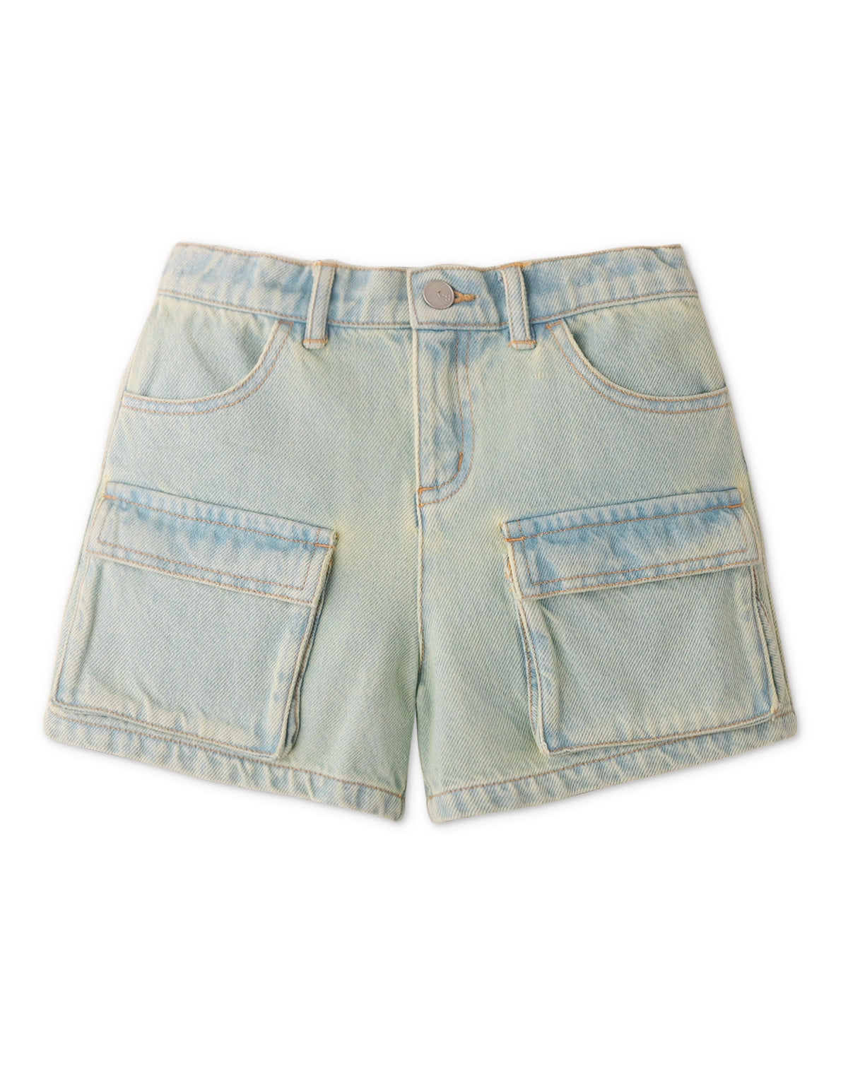 GIRLS DENIM CARGO SHORTS