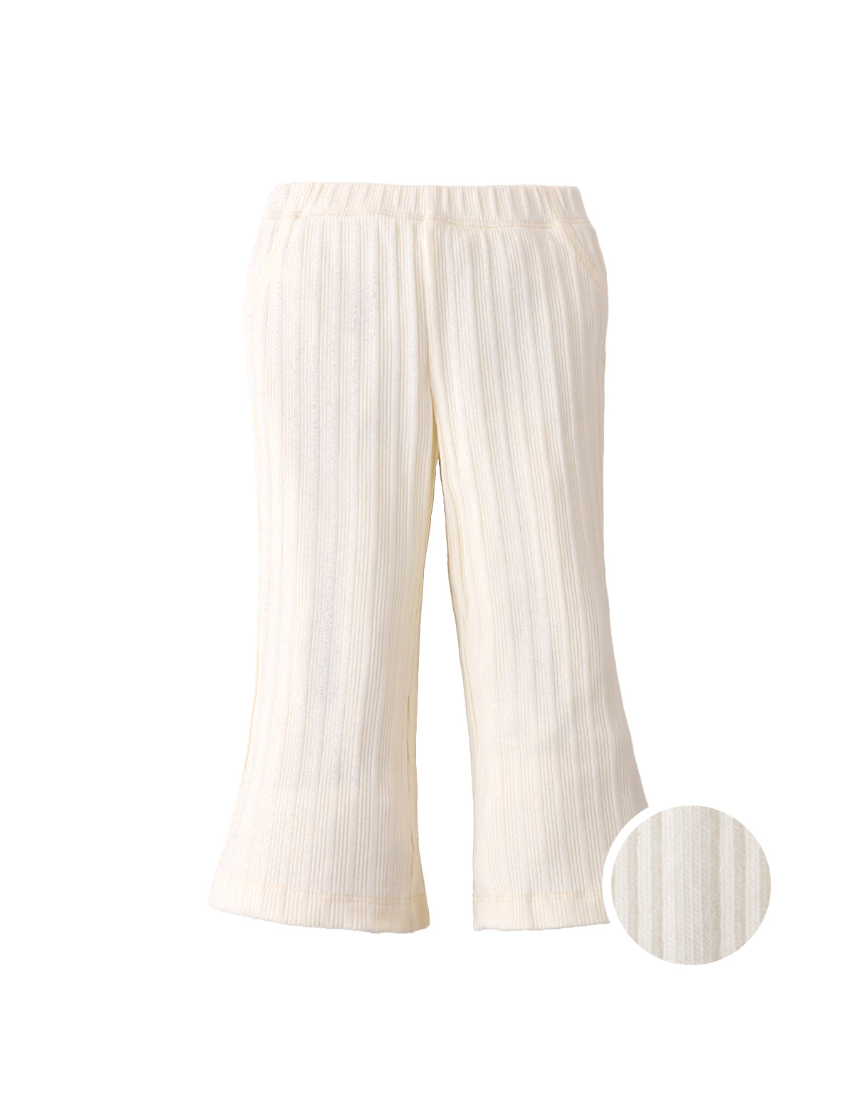 Baby Polina Bootcut Leggings with Pockets - Off-White