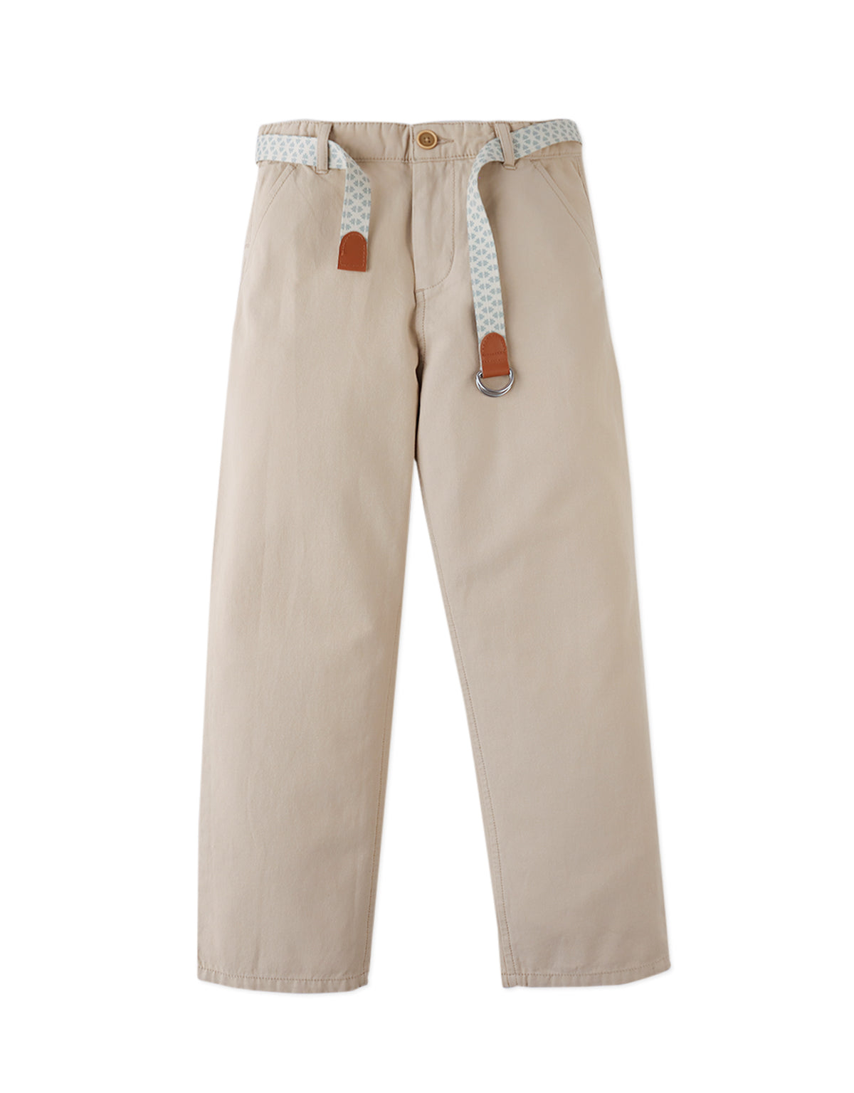 Moblit Regular- Fit Pants with Printed Garrison Belt product photo