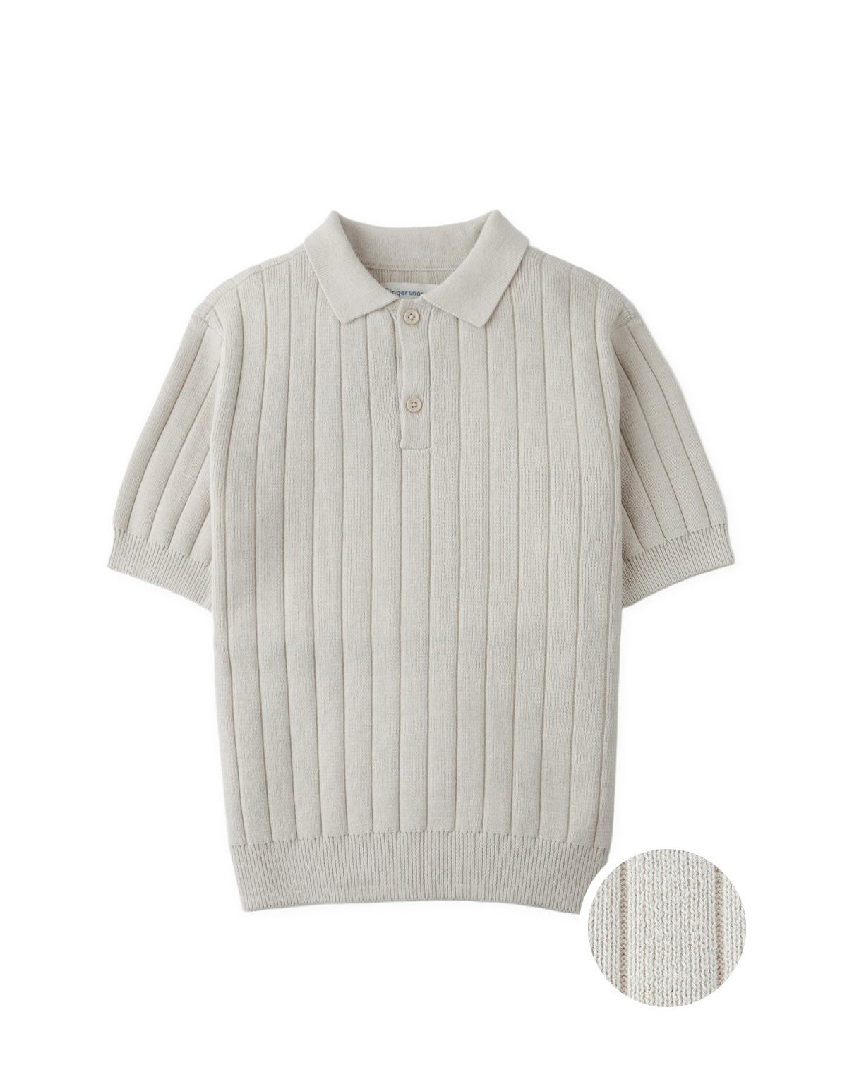 Corey Wide-Rib Knit Polo