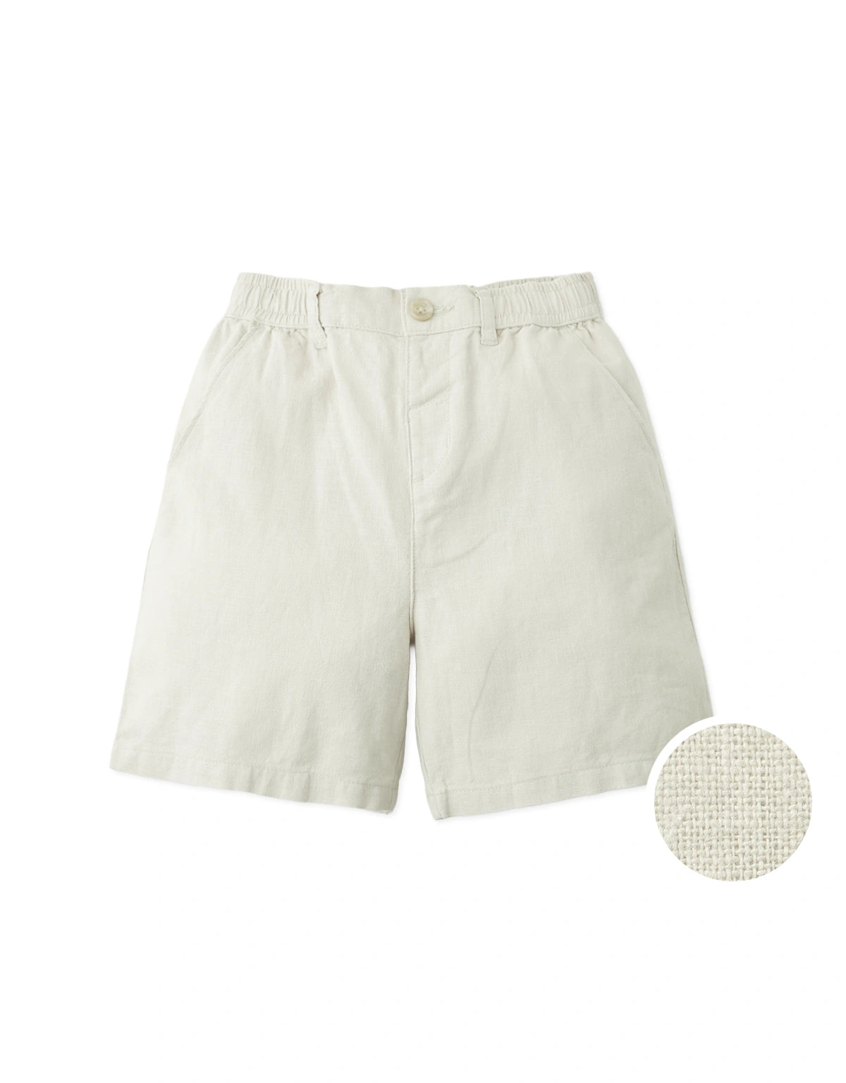 Aryan Cotton-Linen Pull-On Shorts