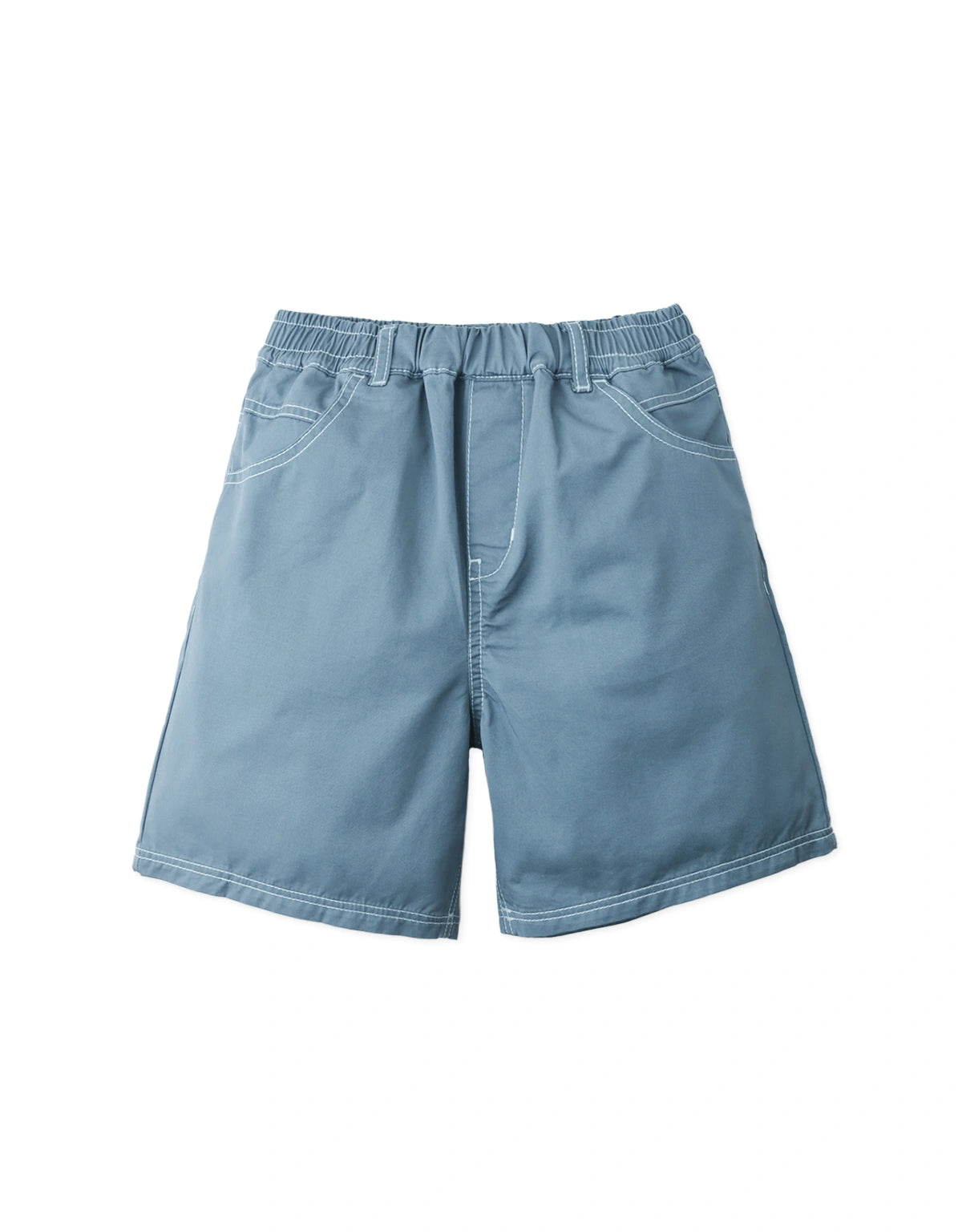 Michi Contrast-Stitch Pull-On Bermuda Shorts