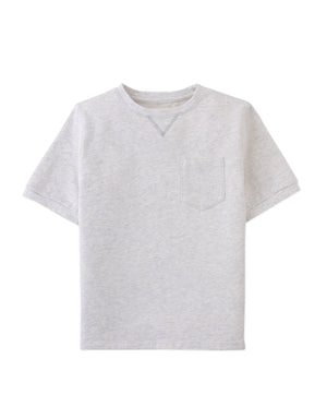Scott French Terry Ringer Tee with Pocket style detail