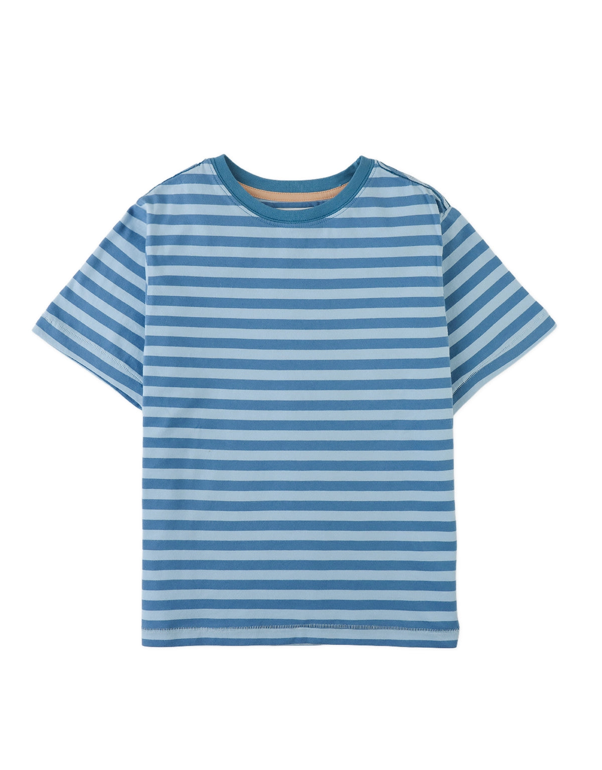Jose Stripe Tee with Wide Horizontal Stripes