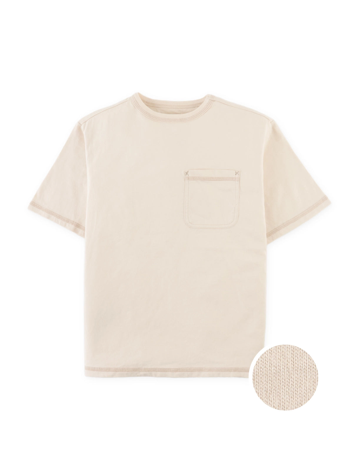 Darius Pocket Tee with Tonal Front Pocket