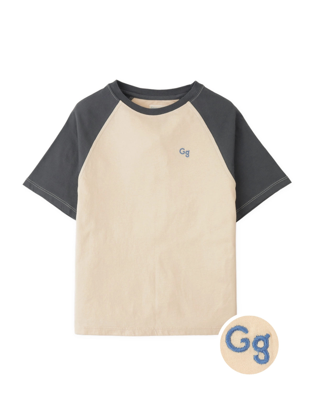 Gael Raglan Tee with Embroidered Logo