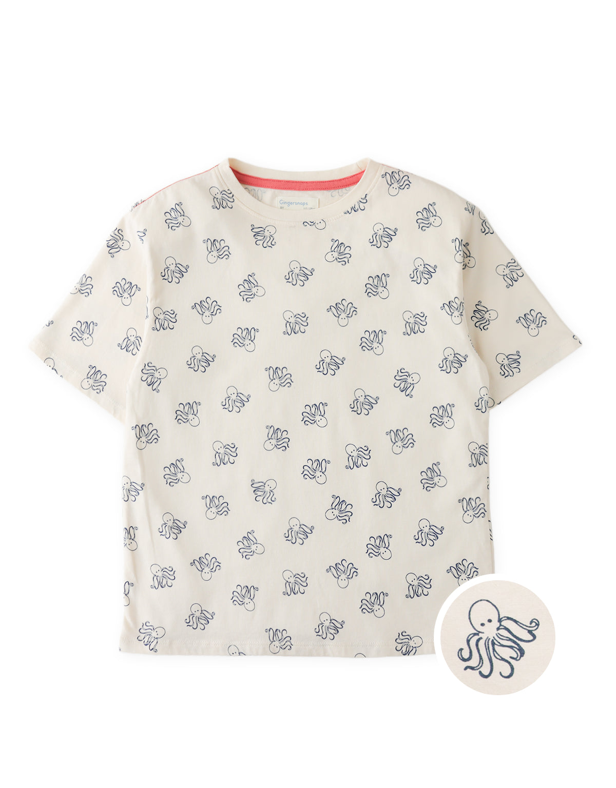 Gavril Octopus Print Tee