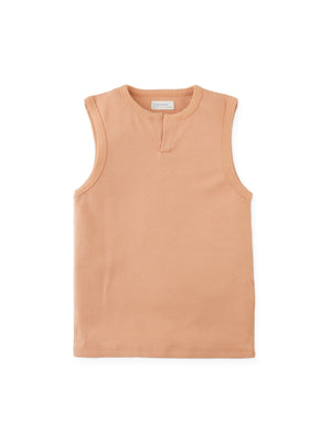 Rafael Henley Tank with Interlock Fabric product photo