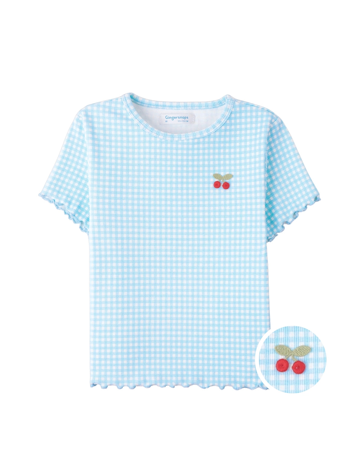 Chiara Blouse with Cherry Appliqué