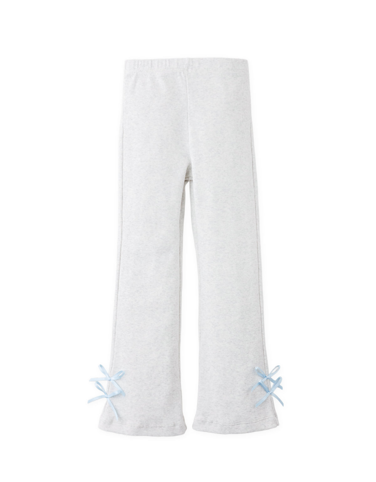 Molly Bow-Detail Flared Leggings in Melange