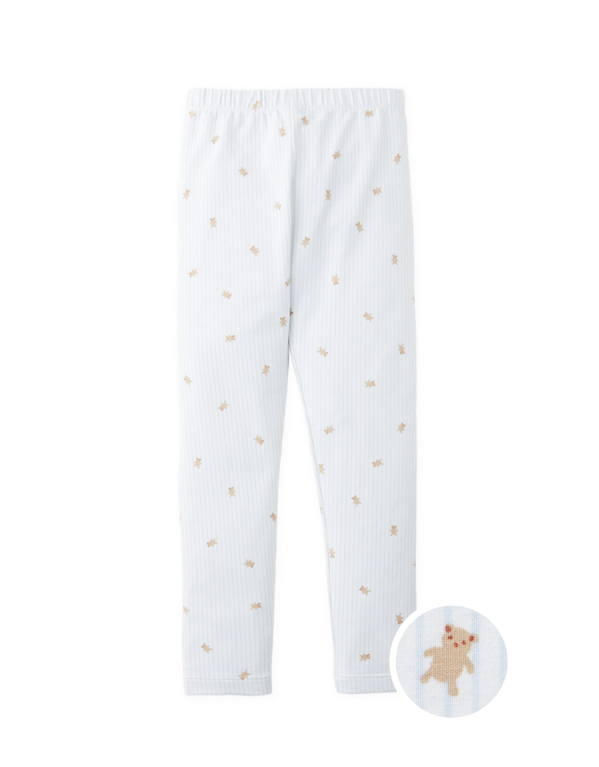 Jana Fitted Leggings in Bear Stripes