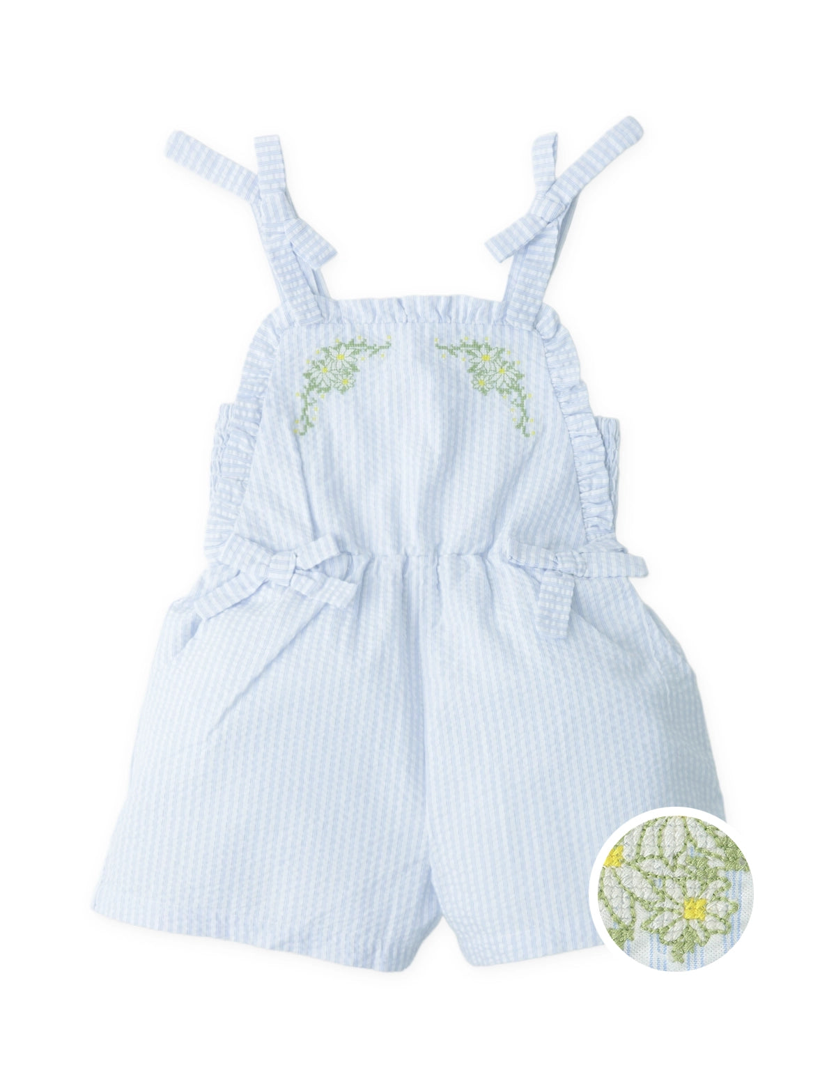 Florence Striped Apron Playsuit