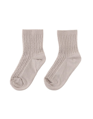 Cable Knit Crew Socks product photo