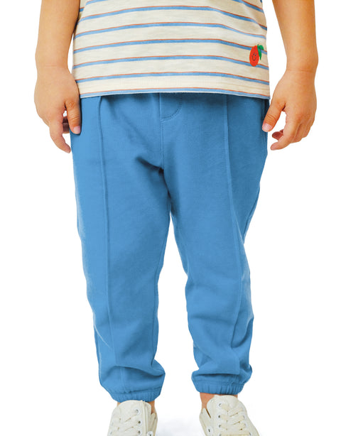 BABY BOYS DRAWSTRING JOGGERS WITH BALL EMBROIDERY