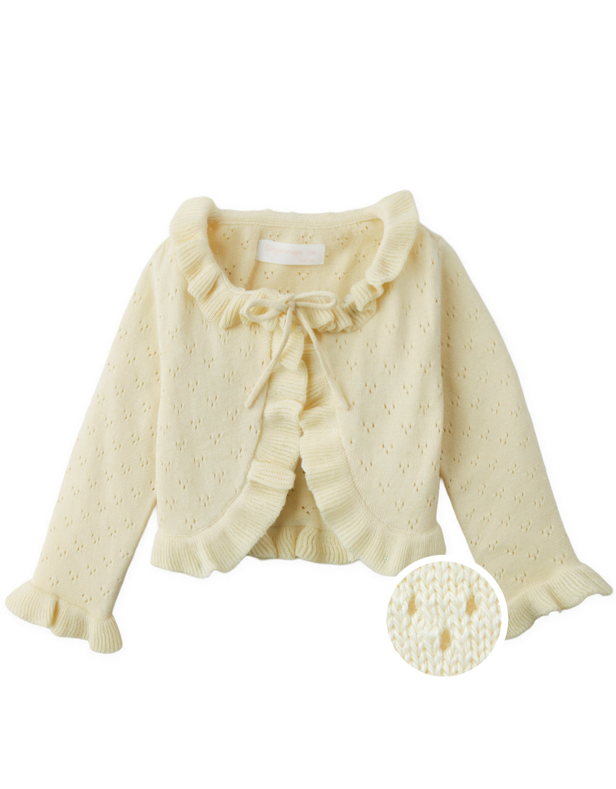 Baby Ainsley Ruffle Knit Cardigan