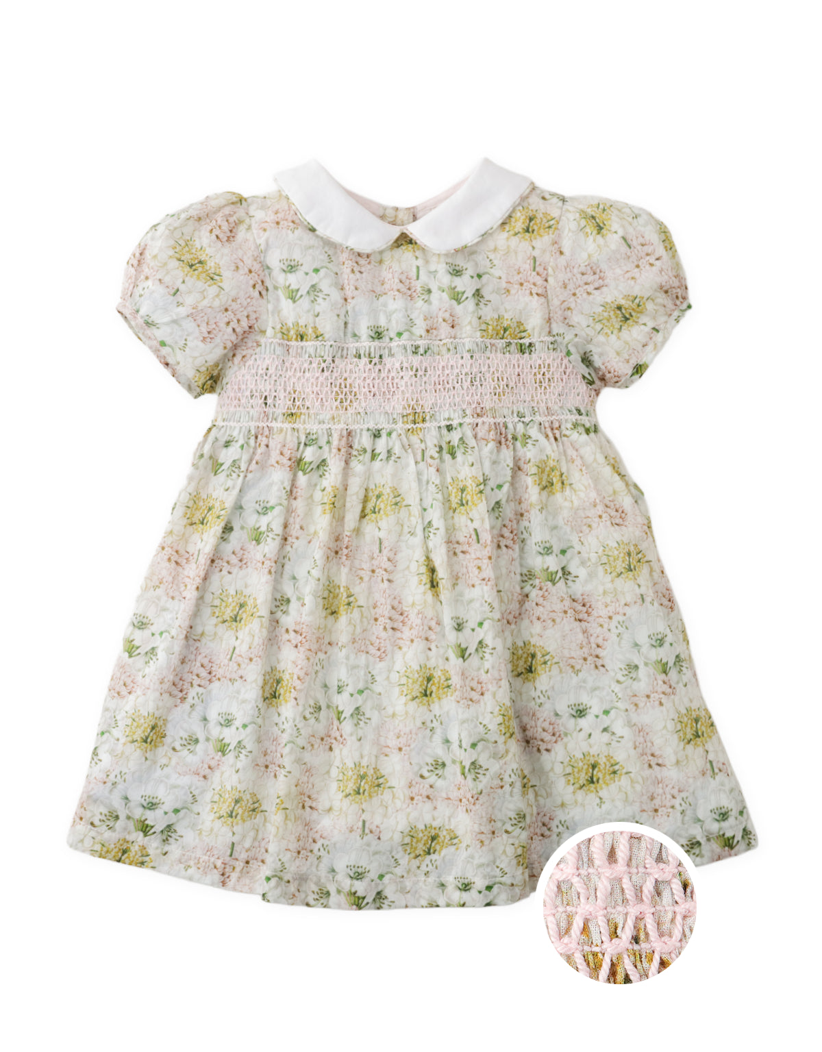 Baby Mathilda Floral Collared Dress