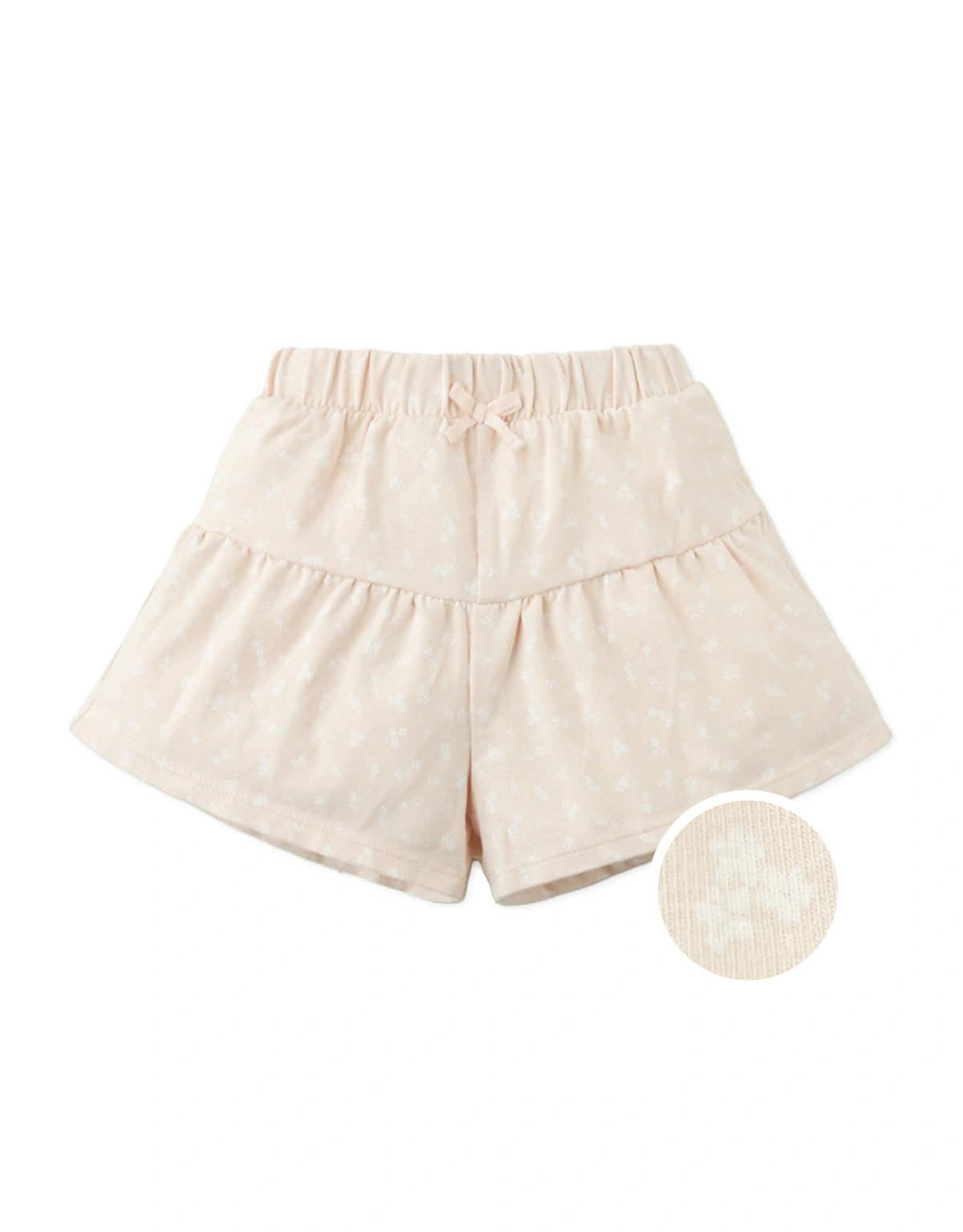 Baby Posie Drop-Waist Shorts in Ditsy Floral
