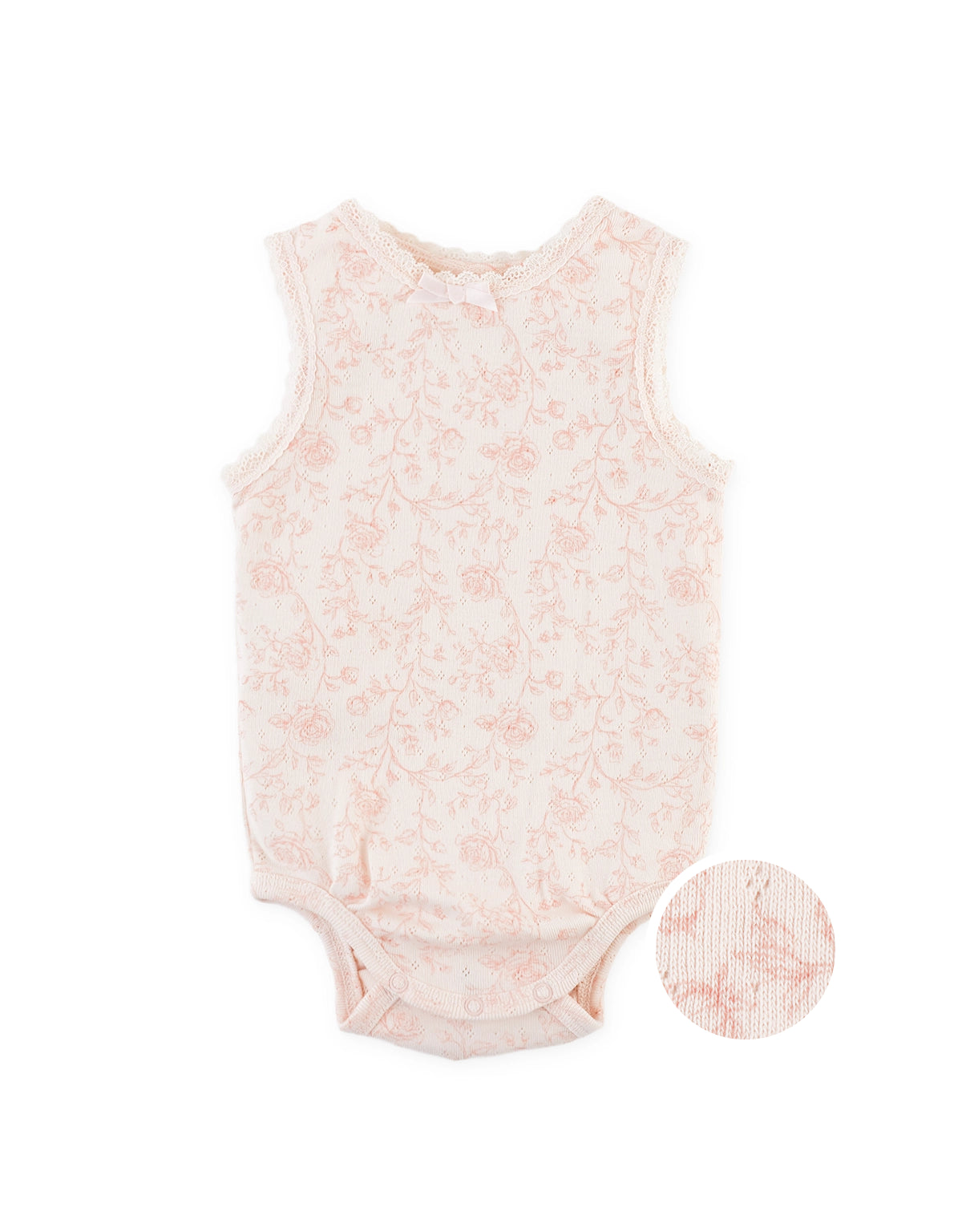 3-Piece Sleeveless Ruffle-Trim Bodysuit Set