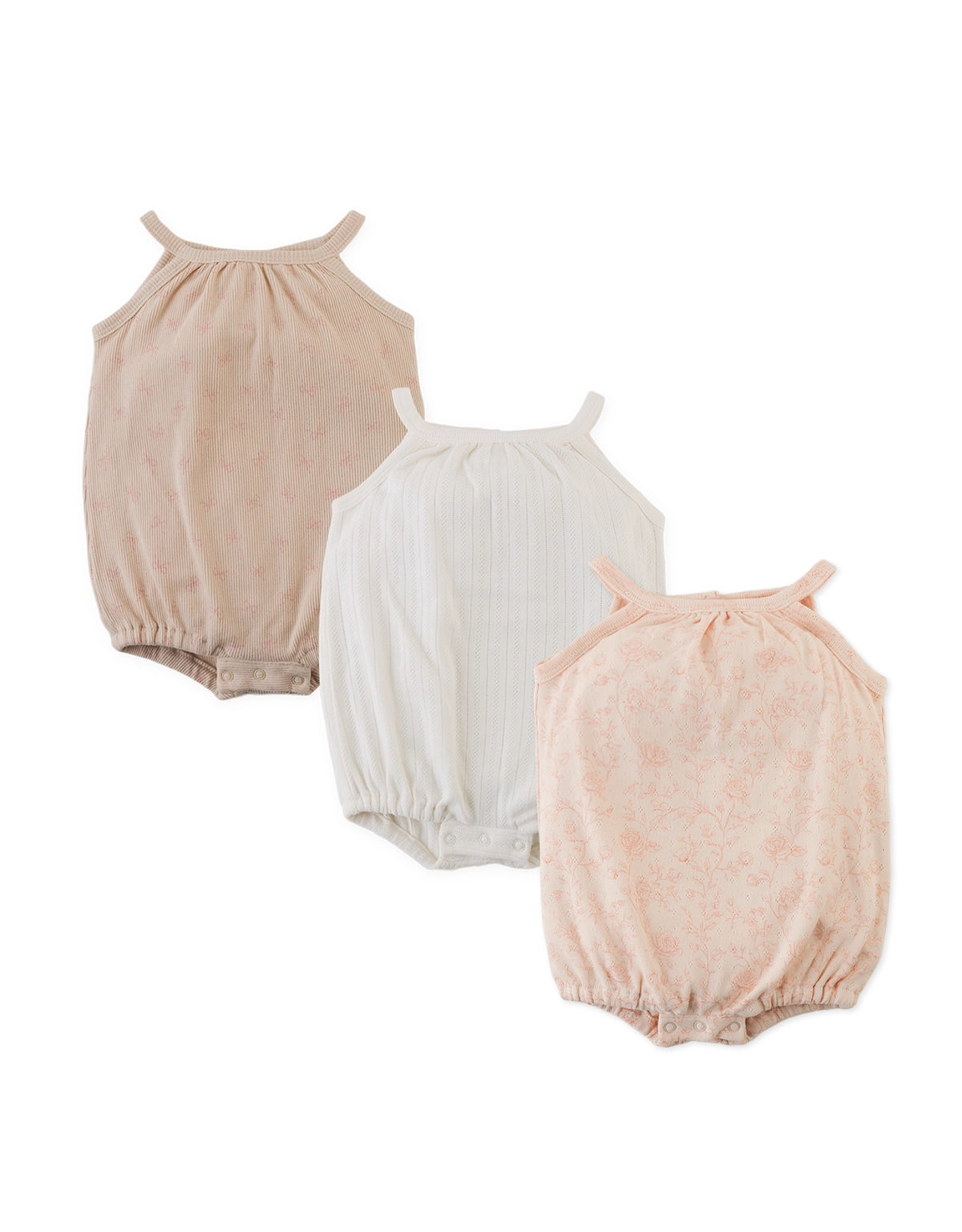 3-Piece Halter Bodysuit Set