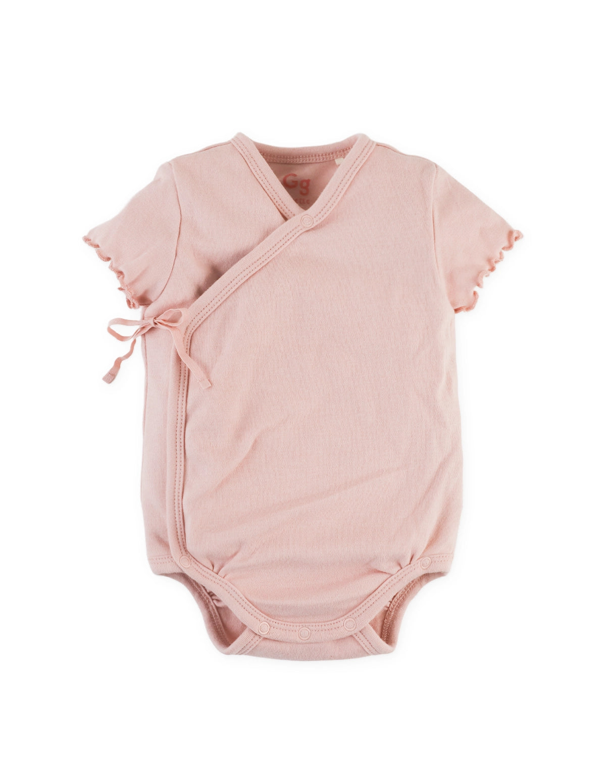 2-Piece Kimono Bodysuit Set with Side Bow Detail
