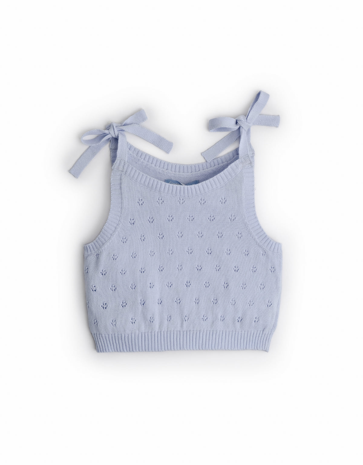 GIRLS POINTELLE KNIT TANK