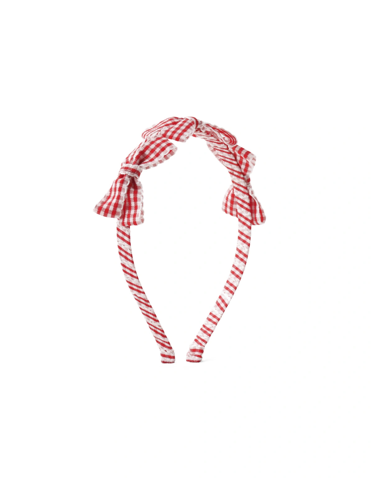 Nini Gingham Bow Headband