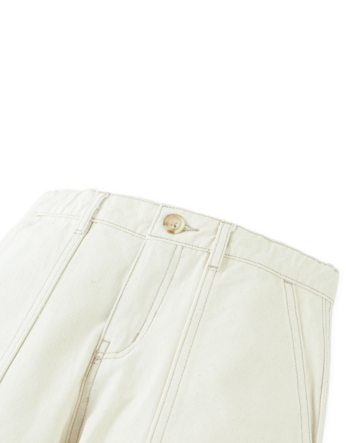 Naveen Twill Straight-Leg Panel Pants