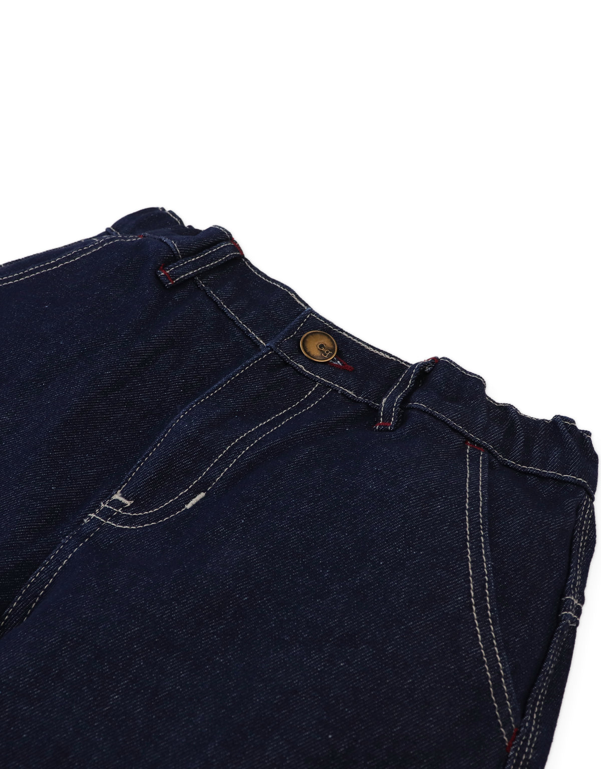 TREVOR DENIM STRAIGHT-LEG CARGO PANTS